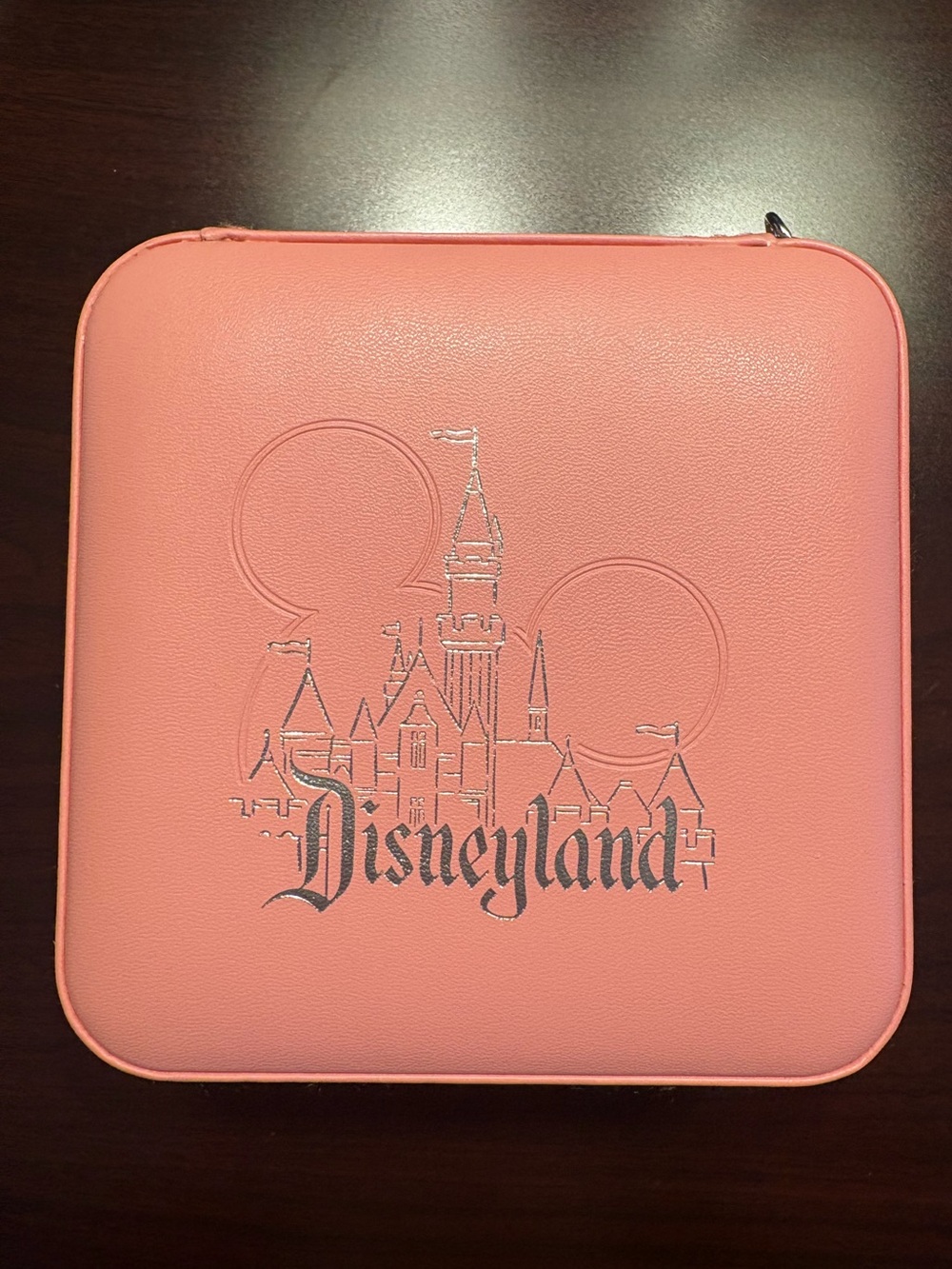 2026 Pandora Disneyland Pink World Travel Jewelry Box